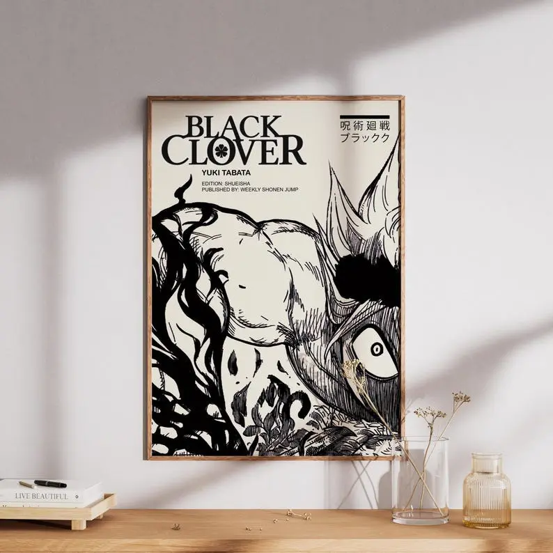 The Clover Collection – BlackClover Anime Poster Print