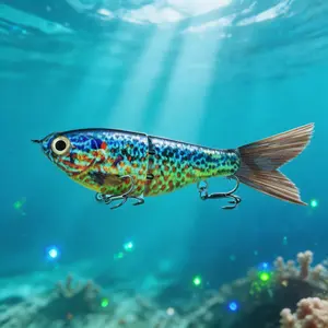 DIY Graffiti.  Glide Bait Slow Sinking Fishing Lure for Big Bass, Musky, Striped Bass & More 2.5oz.    Glass minnow