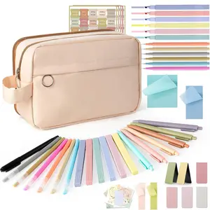 Bible Study Supplies for Women, Bible Journaling Kit Includes No-bleed Highlighters, Pens, Storage Bag, Tabs, Sticky Notes Ideal Christian Gifts for Girls