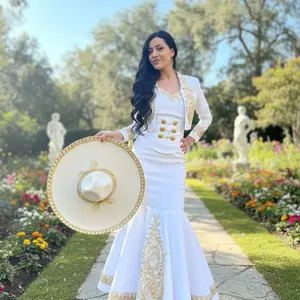 White Charro Dress