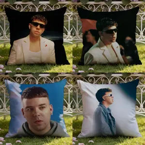 Quevedo Buenas Noches Cushion Cover Ultra-Soft Reversible Plush Pillow Cover Perfect for Car Rides Sofa Lounging Bedroom Relaxation Heartfelt Gift for Family & Friends