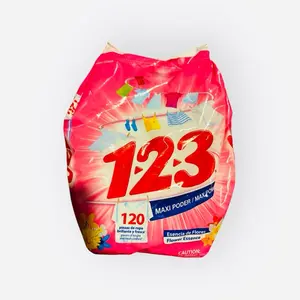 123 Active Power Laundry Detergent, Jazmine Fragrance, 1.98 Liter (900 Grams)