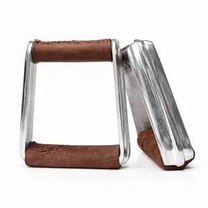 Montura Charra Estribos Aluminum Stirrups Mexican Saddle