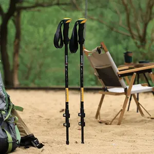 Abuda Outdoor Hiking Poles, Ultra-Light External Lock, 7075 Material, Trekking Poles, Walking Sticks, Walking Poles