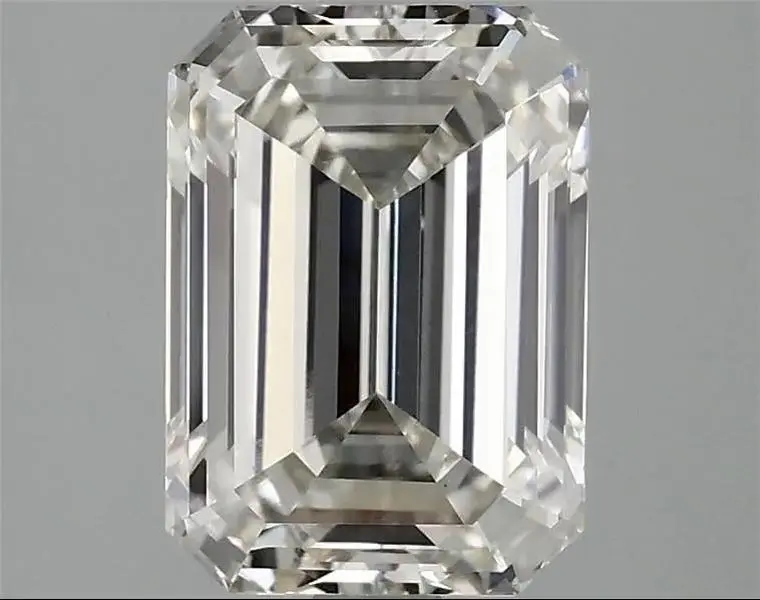 Lab Grown CVD Diamond Stone - 3.00 Ct, Emerald Cut, IGI Certified, H Color, VS1 Clarity (for Jewelry Accessories, Diamond Rings)