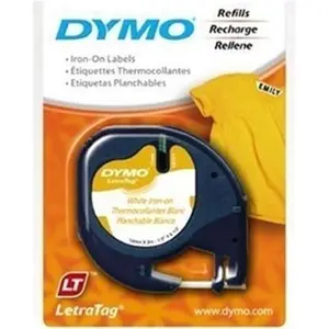 Dymo  Dymo Letra Tag White Fabric