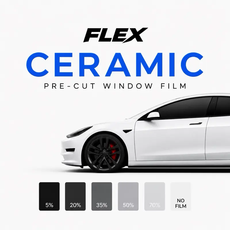 Flex Precut Window Tint — Nano Cermaic Series | Machine Cut