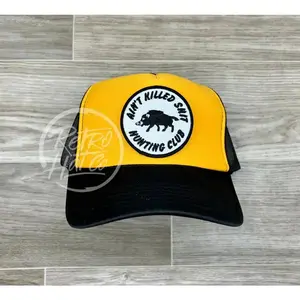 Ain’t Killed Sh*t on Black/Gold Meshback Trucker Hat