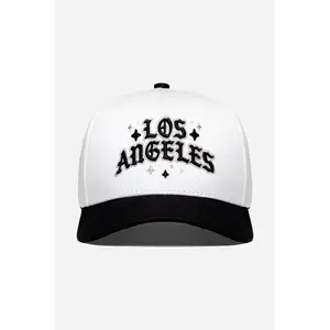 Los Angeles Stars Logo A-Frame Snapback | White & Black