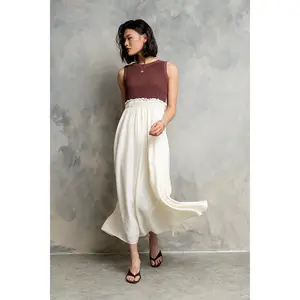 Serafina Maxi Dress in Marsala