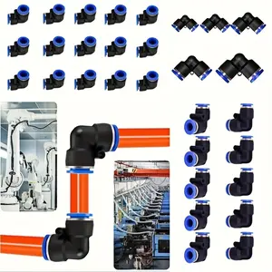 10pcs PV/8/12 Pneumatic Quick Release Couplings, Pneumatic Accessories, Adapters, Pneumatic Air Hose Fittings Connectors