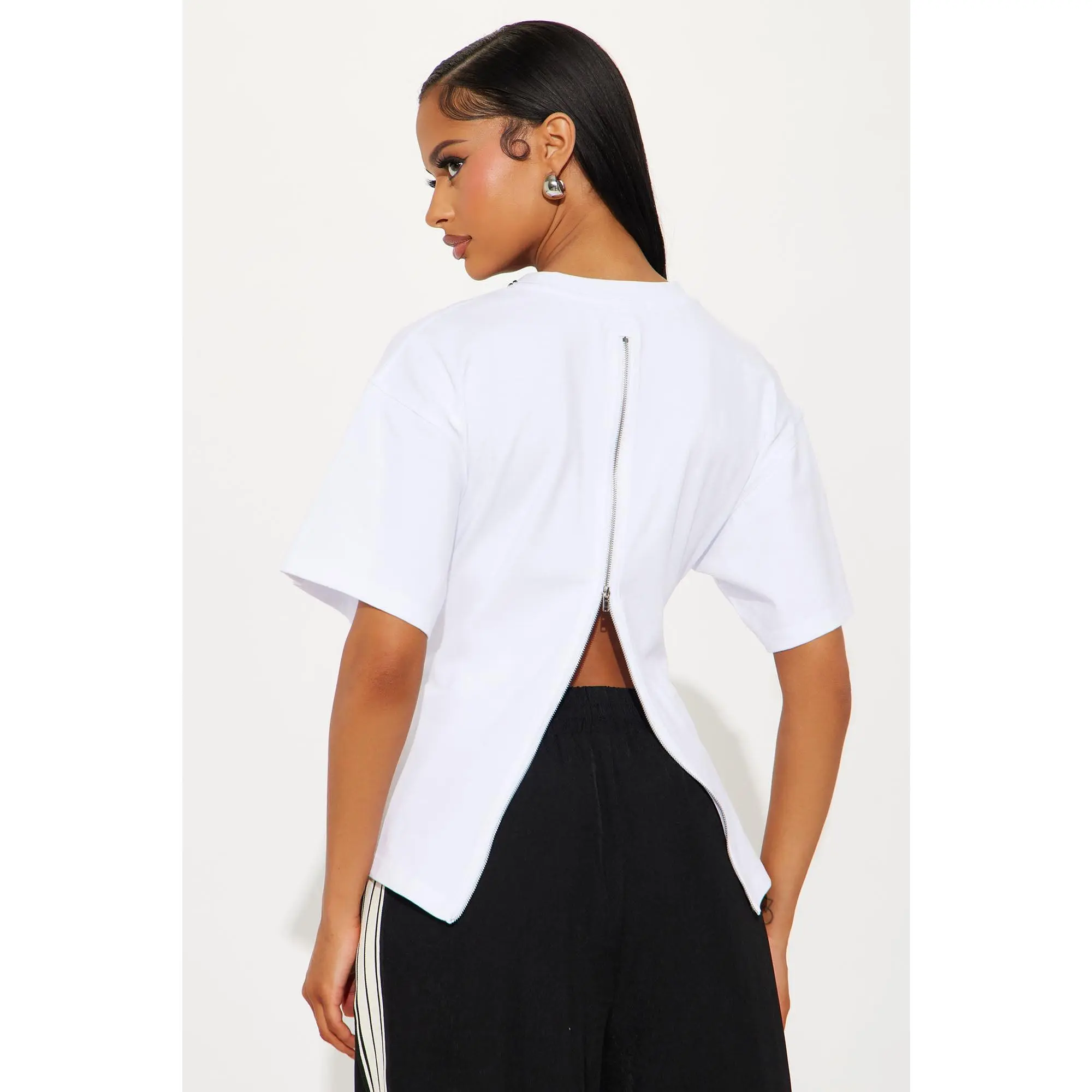 Jayden Fitted T-Shirt - White Jayden Fitted T-Shirt - White