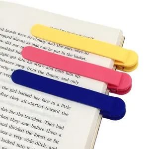 Auto Flip Bookmarks Set, Silicone Smart Bookmark Clips for Women Men Kids Reading, Unique Cute Design Gift for Book Lovers, Book Accessories