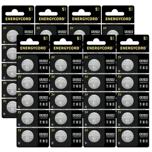 ENERGYCORD 40 Pack - CR2032 Battery 3v Lithium Button Cell Coin 2032 Battery