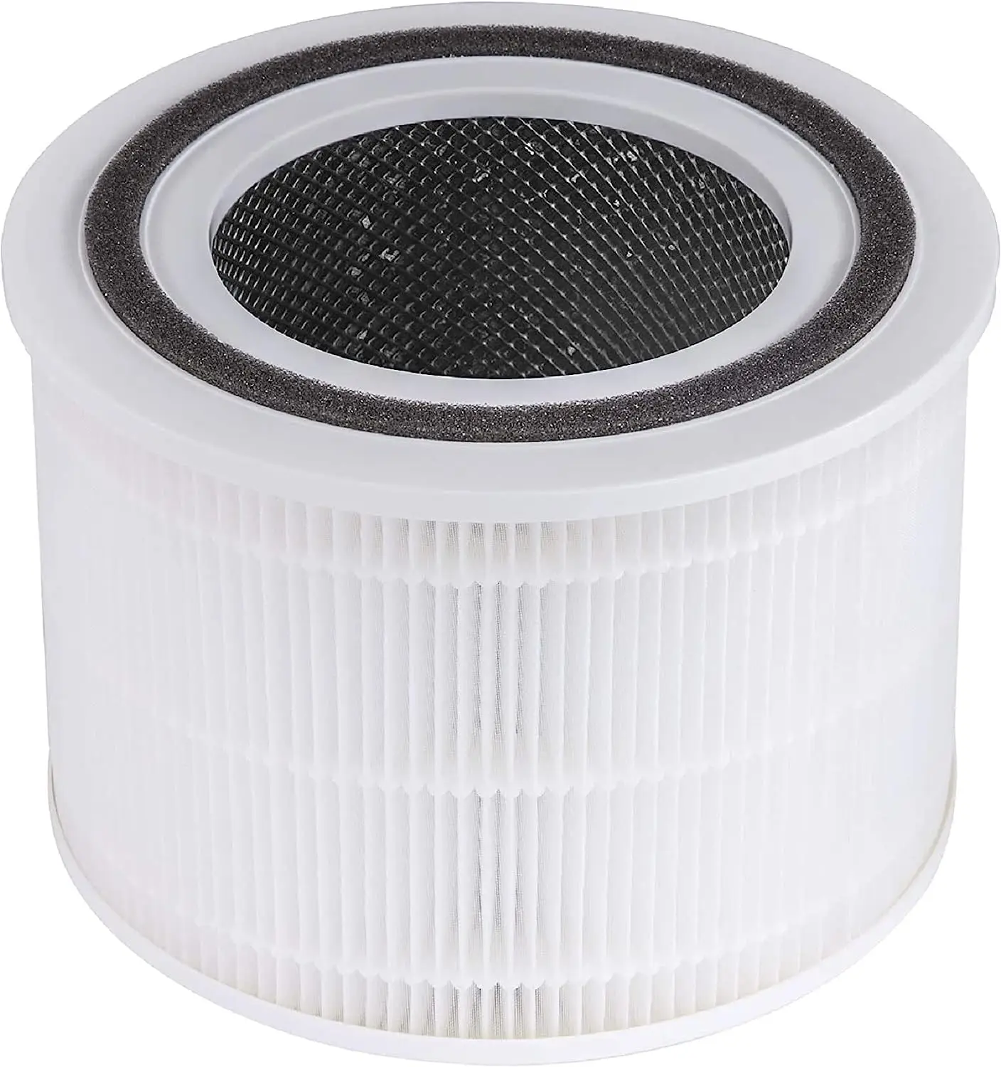 LEVOIT Core 300 Air Purifier Replacement Filter, 3-In-1 Filter, Efficiency Activated Carbon, Core300-RF, 1 Pack, White