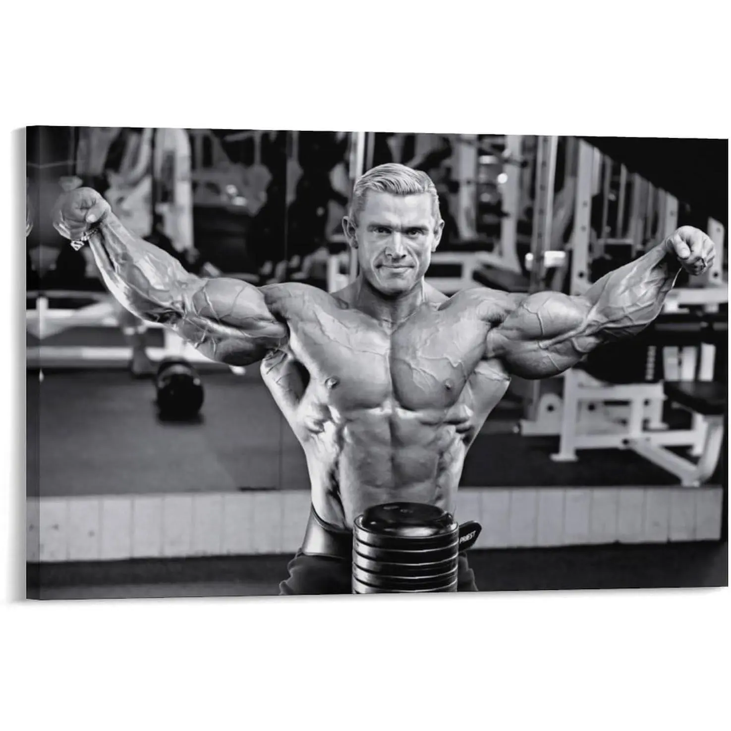 Bodybuilder Lee Priest Bodybuilding Art Poster (5) Canvas Poster Print Wall Art Decor Paintings for Living Room Bedroom Decoration
