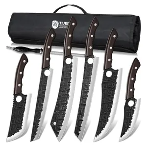 TIJERAS Knife Set,Professional Chef Knife Set with Roll Bag, Birthday Gifts for Men Women