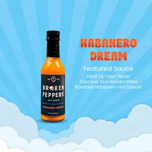 Broken Peppers Roasted Habanero Dream Hot Sauce