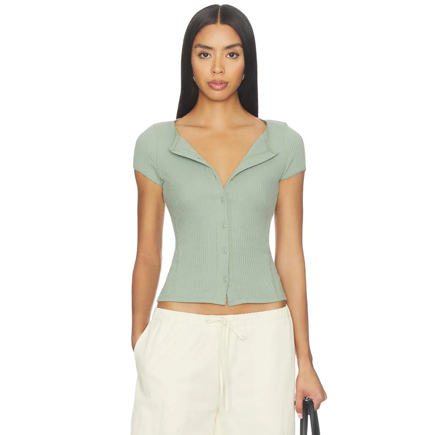 Free People Most Wanted Cardigan in Frozen Dew