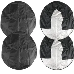 4PCS Waterproof Tire Covers Wheel & Tyre RV Trailer Camper Sun Protector 30"-32"