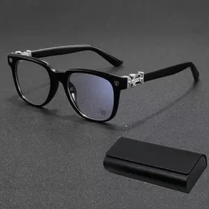 2026 Classic Flat Lens Bluelight Fashion Glasses, Unisex Full-Rim Plastic Square Frames, Anti-Eyestrain Eyewear, Ultra-Light Durable Men's Accessories, Suitable for Work & Daily Use, Clear-Tint Non-Prescription Glasses, Square Non-Prescription Glasses