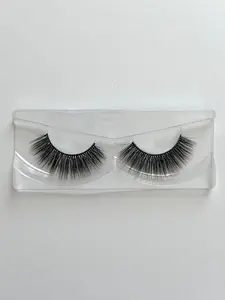Labo Glam Main Character 25mm Fluffy Faux Mink Lashes | Soft Glam Volume Strip Lashes Reusable