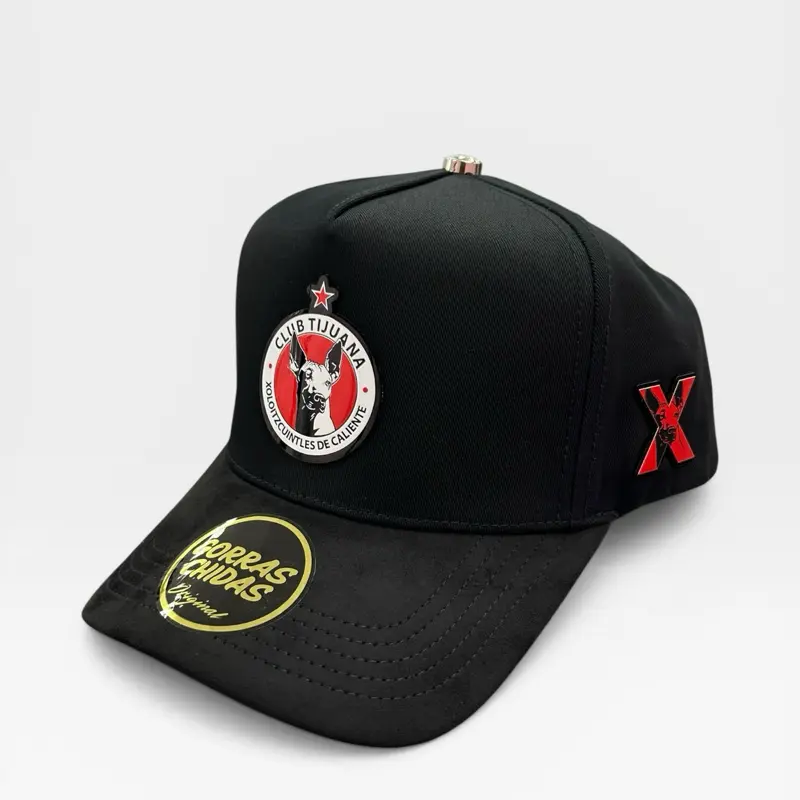 Unisex Club Tijuana Fashion Snapback Hat - High-Quality License Plate Emblem, Suede Visor, Adjustable Flatbill Snapback Cap for Men/Women, Soccer Graphic Hat