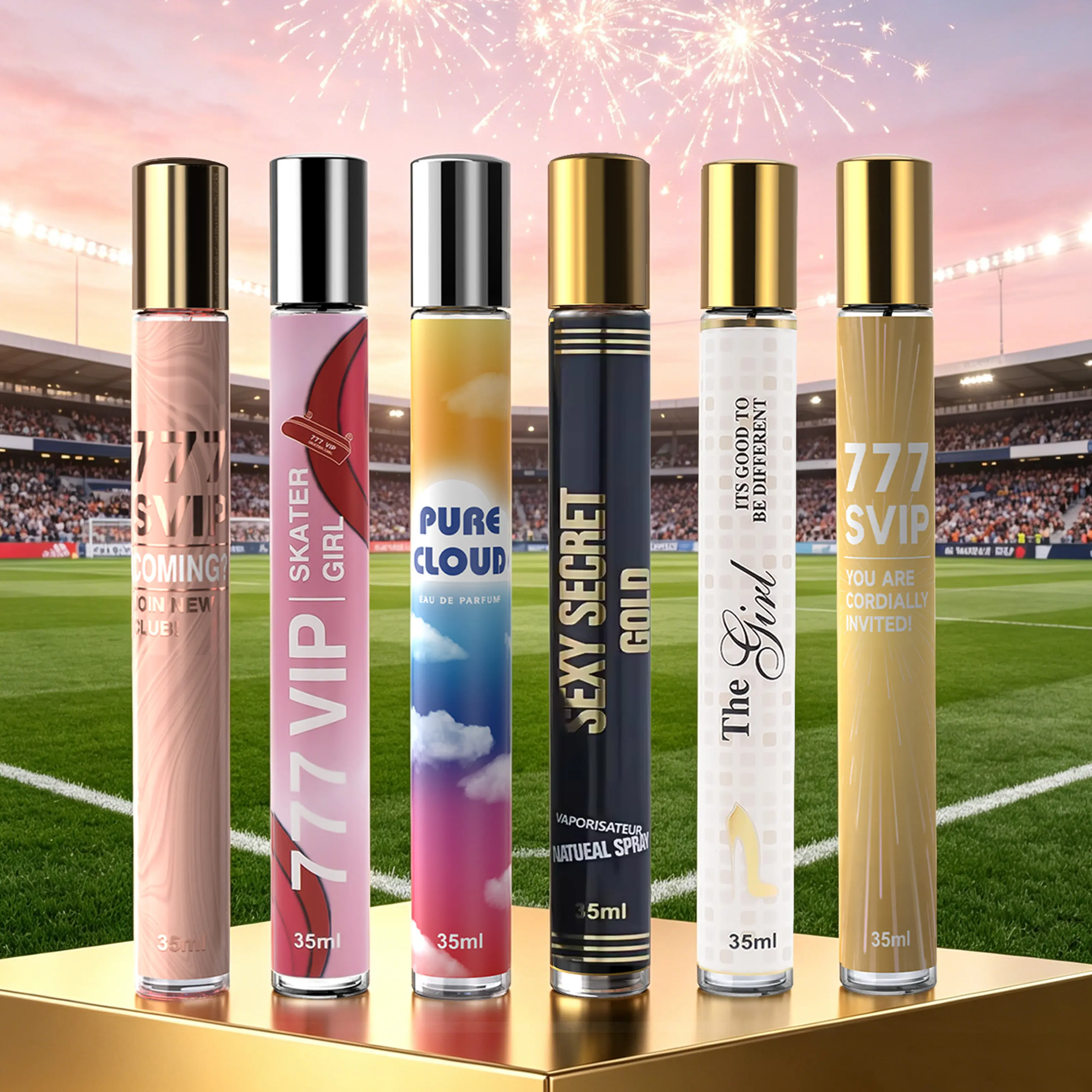 [LOVALI] Women's Portable Perfume, 6 Pack, 35ML/1.18 FL OZ Each, 6 Scents: Fruity/Floral/Woody/Oriental/Gourmand/Aldehyde, Daily/Date/Travel/All Seasons, EDP, 6-8H, Birthday Gift