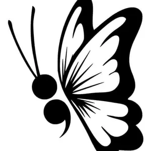 butterfly car decal