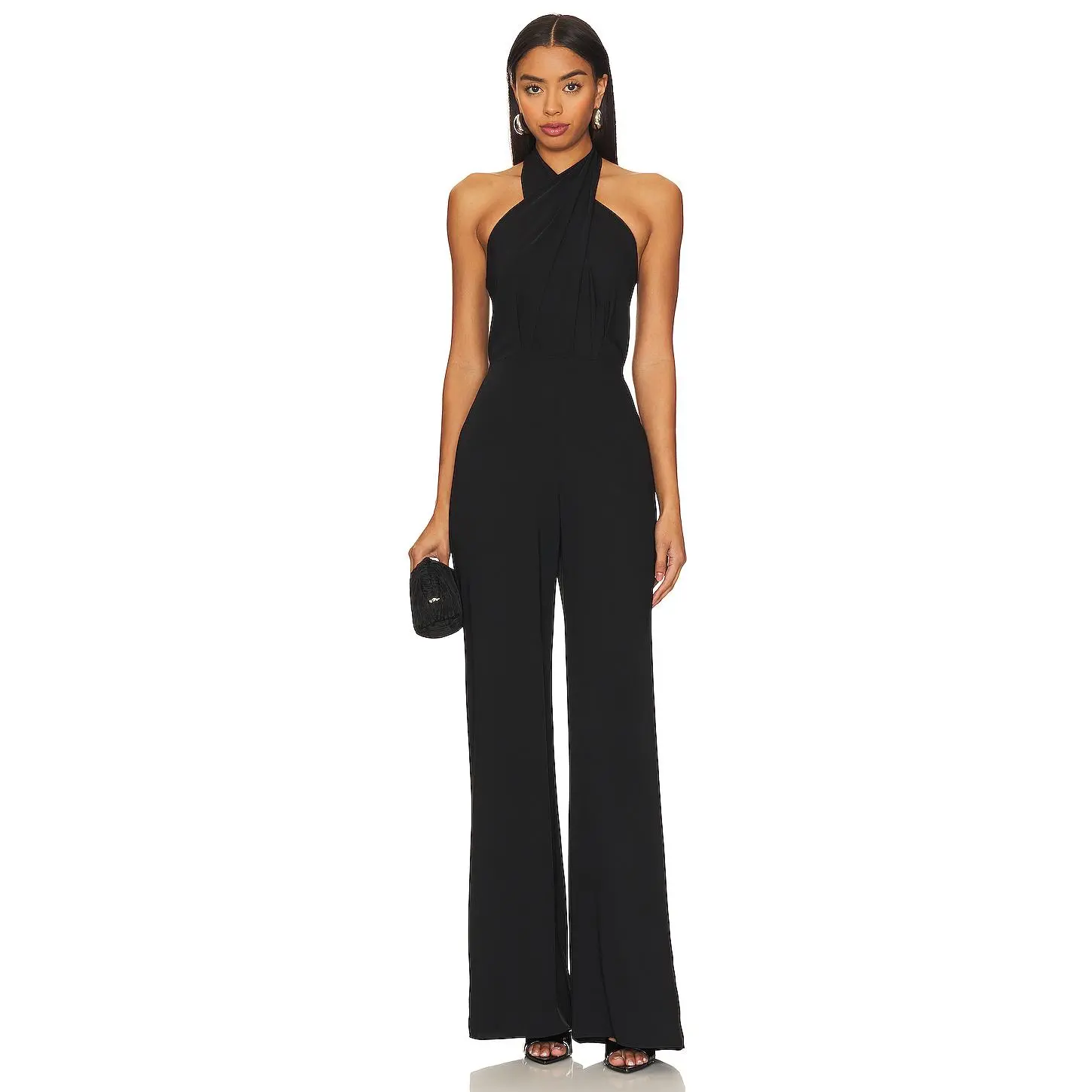 Amanda Uprichard Mezcal Jumpsuit in Black