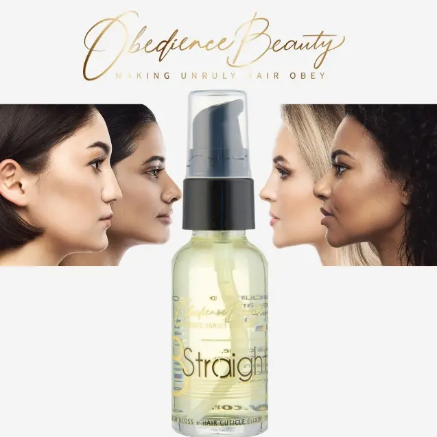 B Straight by Obedience Beauty Haircare Lightweight Blend Hydrating Nourishing Repairing Blend Hydrating Organic Oil