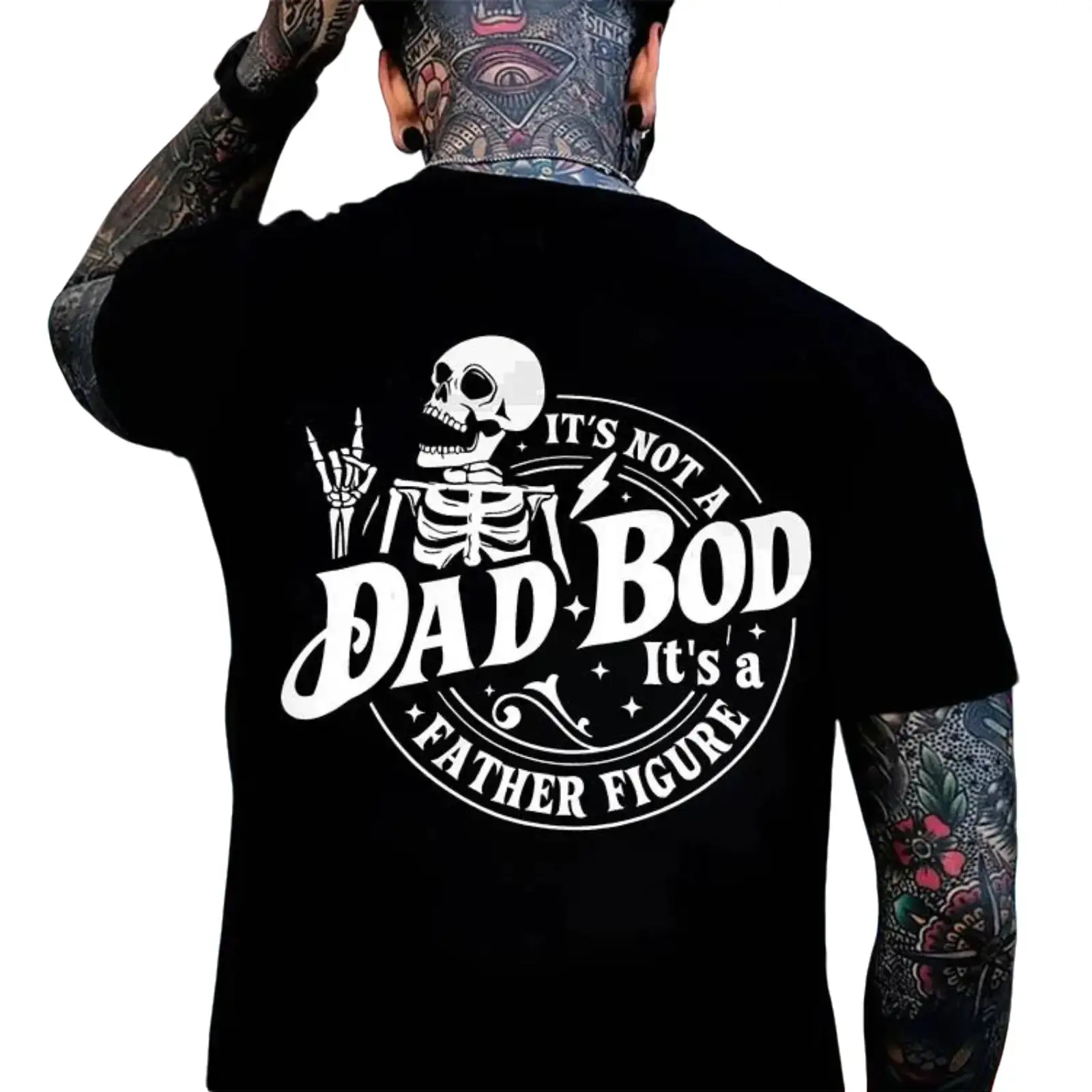 It's Not A Dad Bod It's A Father Figure Print T-Shirt