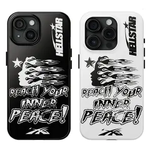 Reach Your Inner Peace Matching Phone Case For iPhone 16, 15, 14, 13, 12, 11, X, 8, Hellstar Phone Case, Cool Design for Couple, BF, Smartphone Casing