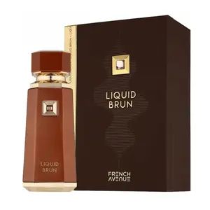 French Avenue Liquid Brun Eau de Parfum 3.4 fl.oz Edp Spray Floral Arabian Fragrance Floral Chypre Scent