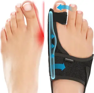 2-Pack Bunion Corrector for Women & Men, Orthopedic Bunion Splint for Hallux Valgus Pain Relief, Big Toe Separator, Adjustable Day/Night Support, Comfortable Hammer Toe Straightener