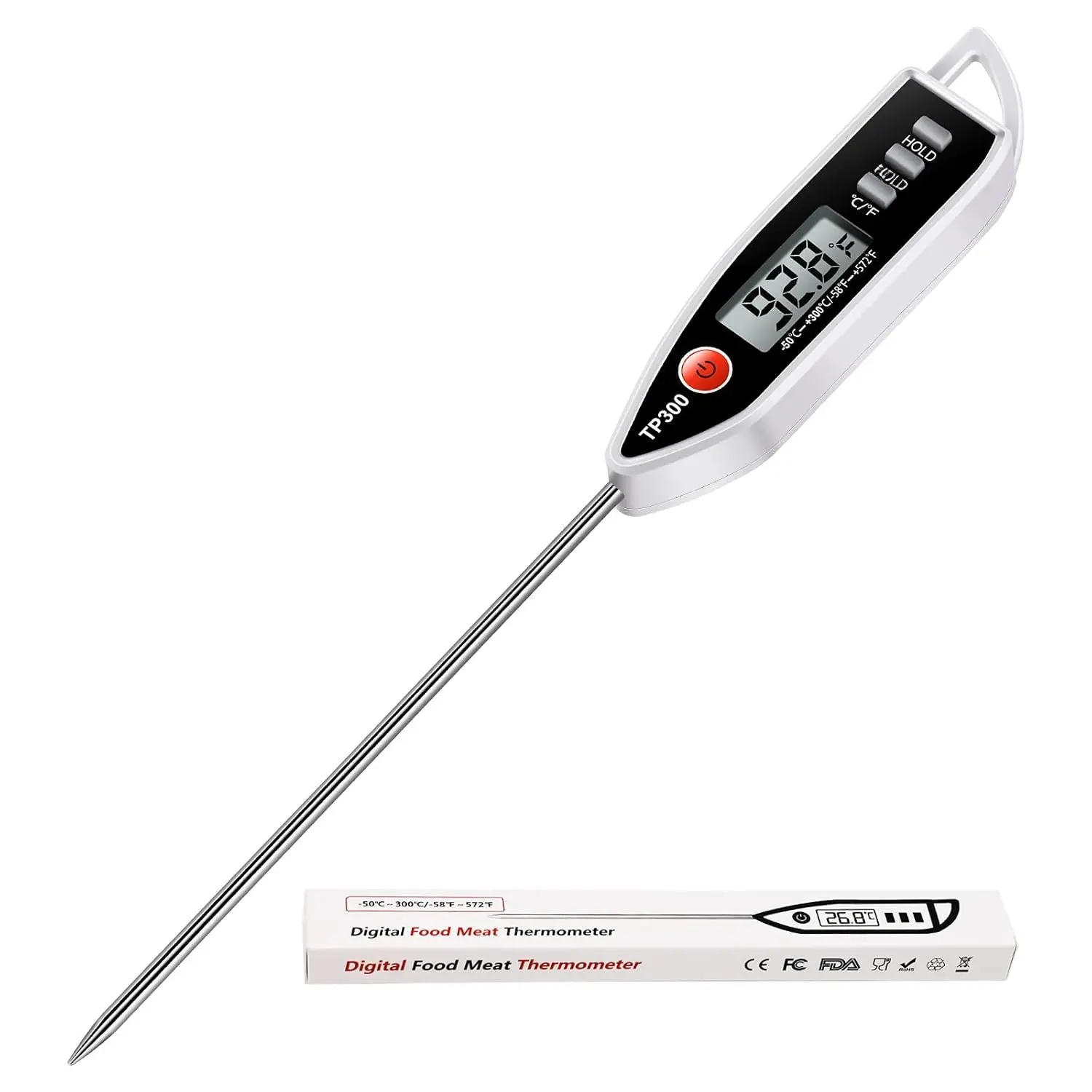 Meat  , Digital Candy Cooking , Kitchen Cooking  Instant Read for BBQ Grill, Oil, Milk, Bath Water, Deep Fry, Candle Temperature