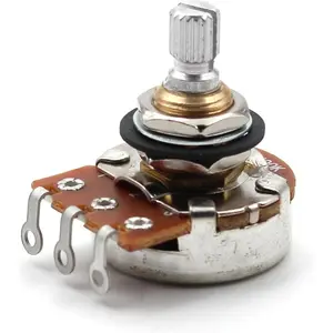 Bourns 500k Potentiometer - Short Split Shaft, Audio Taper, Low Friction Guitar Pot