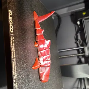 3d printed whale shark