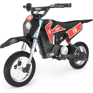 Hiboy DK1 36V Electric Dirt Bike,300W Electric Motorcycle - Up to 15.5MPH & 13.7 Miles Long-Range,3-Speed Modes Motorcycle for Kids Ages 3-10