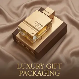Haramain Amber Oud Gold Edition Eau De Parfum Spray 60ml (2 oz) - Unisex Arabian Perfume for Women & Men, Long-Lasting Amber Cologne with Refreshing & Sweet Fragrance