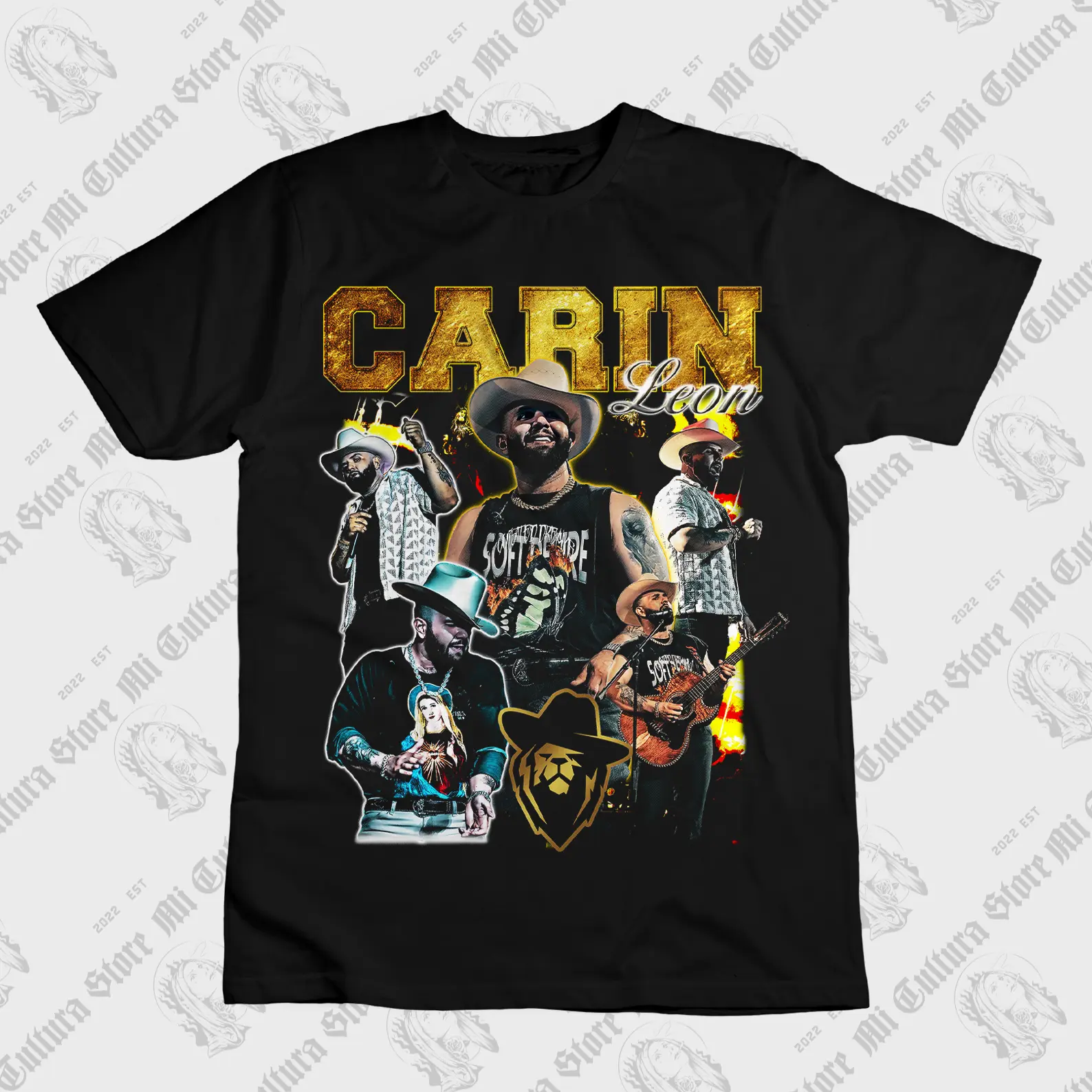 Carin Leon vintage look t-shirt playera regional mexicano Tshirt, Carin león Tshirt Mexican Corridos, musica Sonora retro gift