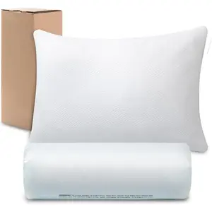 Adjustable Loft Pillow o Gel-Infused Shredded Memory  Fill o Dual-Sided Washable Cooling Cover o  for , Side,  Sleepers (Standard Size, 1-Pack)