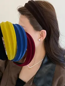 Plush Texture Simple Fashion Hairband, Soft Touch, Stylish and Versatile, Perfect for Daily Use, Women's Accessory, Interchangeable Headbands