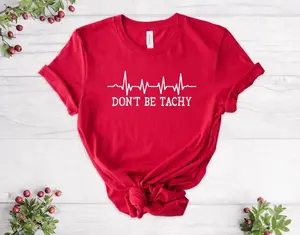 new black Don't Be Tachy Shirt, Medical Health Care, Cardiology Tee, Cardiac Doctor Shirt, Cardiac Nurse Shirt, Nurse Graduatio…