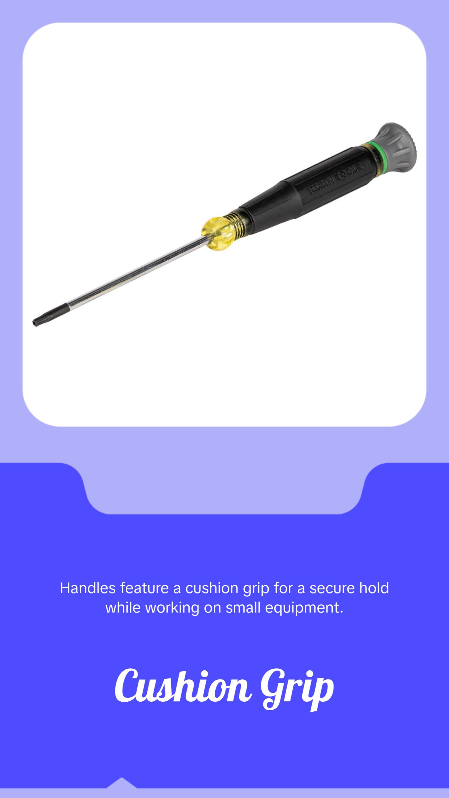 Klein Tools 85616 Precision Screwdriver Set, TORX®, 4 Pc.