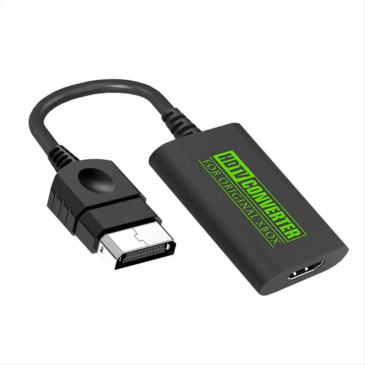 Black Male-to-Female Xbox to HDMI Digital Video Audio Converter Adapter, Plastic Connector Cable for HDTV, Projectors, Multimedia Devices - 480P, 720P, 1080P Compatible Household Appliance Parts & Accessories (Fits Monitors, Computers)