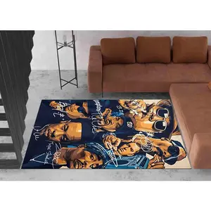 Rapper Pattern Rug Rap Rug,Rapper Rug,Rap Singer Rug,Rap Theme Rug,Rap Pattern Rug,Modern Rug, Popular Rug, Area Rug, Custom Rug,