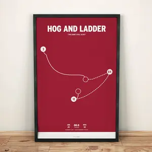 Arkansas Hog And Ladder Print, Poster No Frame, Home Decor, Wall Art