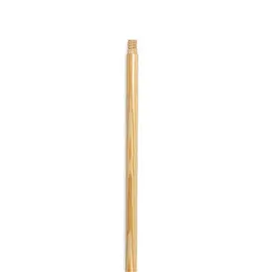 Carolina Mop Manufacturing 7300 48IN 48 in. Lacquered Wood Handle Wood Threaded