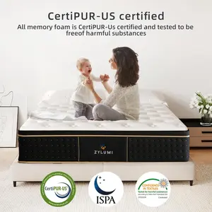 Gel Memory Foam Mattress for Cool Sleep | Fiberglass-Free | Medium Firm | 10/12/14 Inch | Full Queen King | Pressure Relief & Support | Holiday Haul